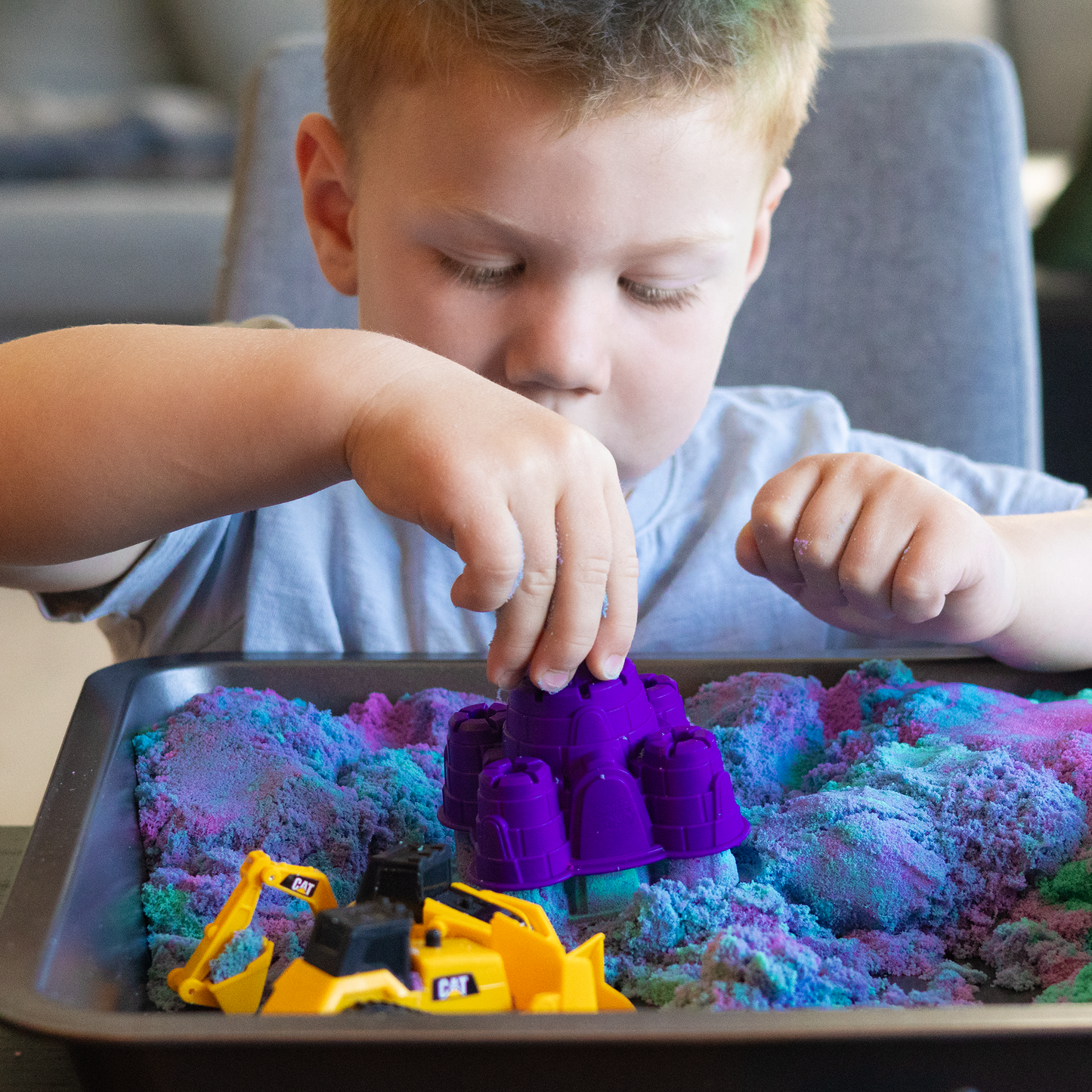 Kinetic play sand