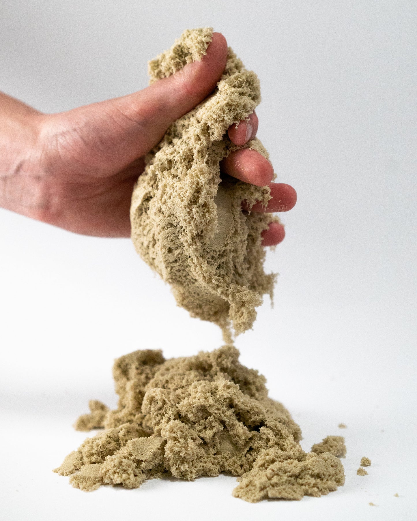 Kinetic play sand