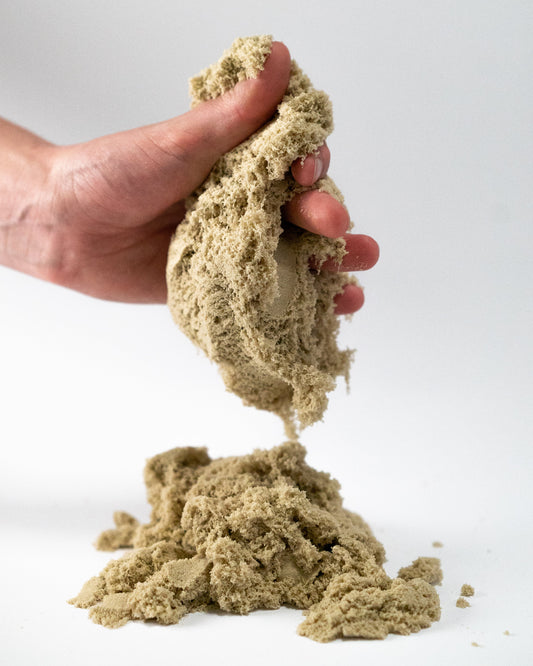 Kinetic play sand